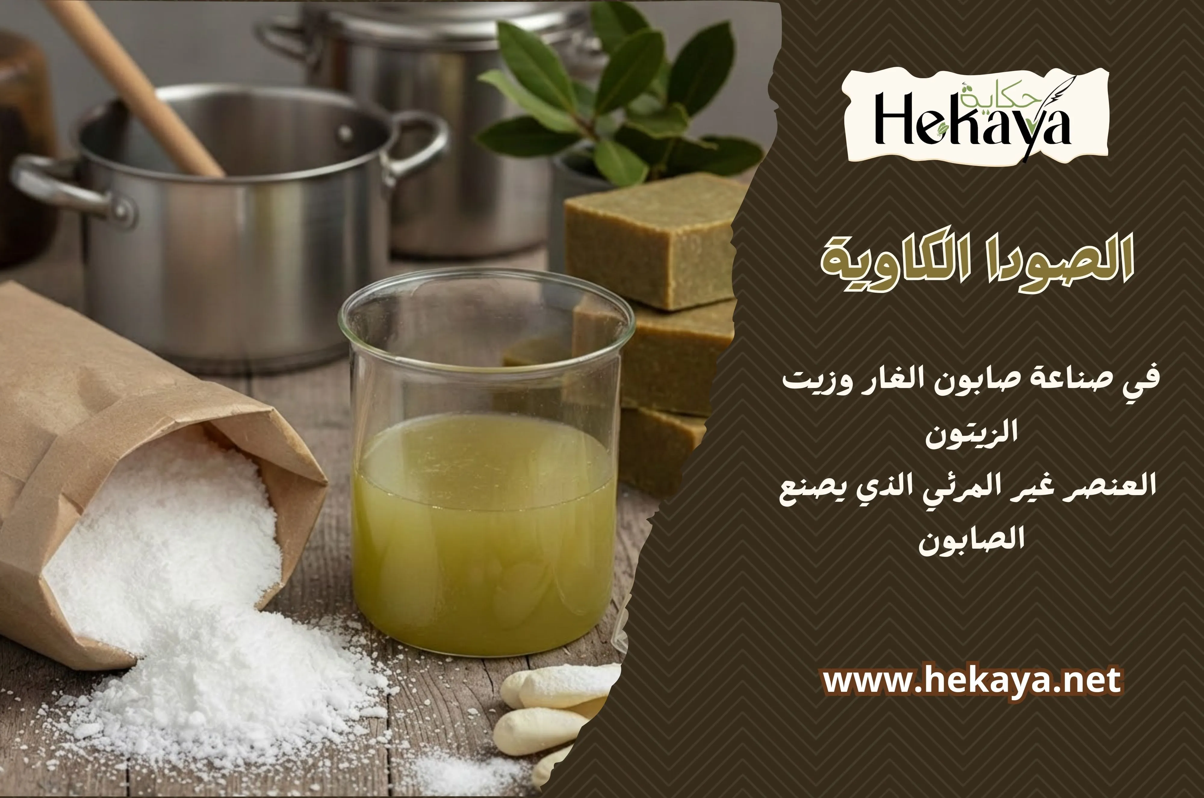 الصودا الكاوية - صابون غار حكاية