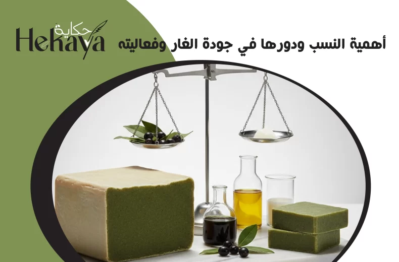 النسب في صابون الغار الحلبي - صابون غار حكاية