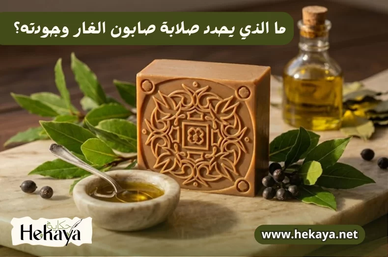 صلابة صابون الغار - صابون غار حكاية